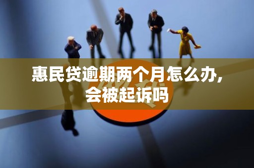 惠民贷逾期两个月怎么办,会被起诉吗