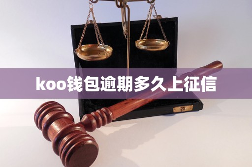 koo钱包逾期多久上征信 koo钱包逾期多久上征信
