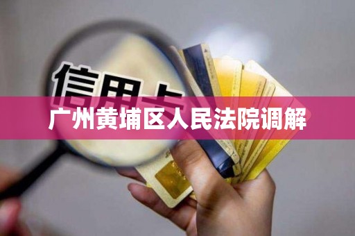 广州黄埔区人民法院调解 广州黄埔区人民法院调解