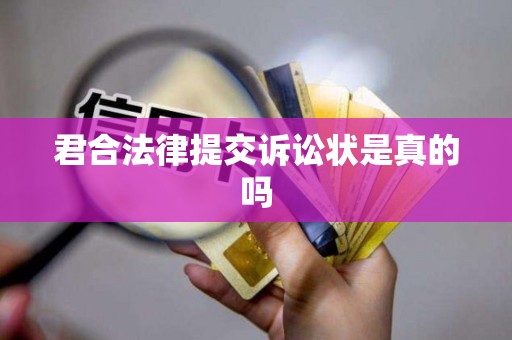 君合法律提交诉讼状是真的吗 君合法律提交诉讼状是真的吗