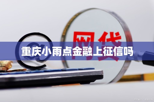 重庆小雨点金融上征信吗 重庆小雨点金融上征信吗