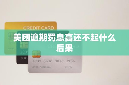 美团逾期罚息高还不起什么后果 美团逾期罚息高还不起什么后果