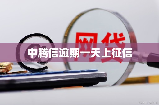 中腾信逾期一天上征信 中腾信逾期一天上征信