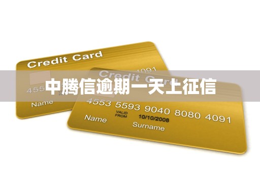 中腾信逾期一天上征信 中腾信逾期一天上征信