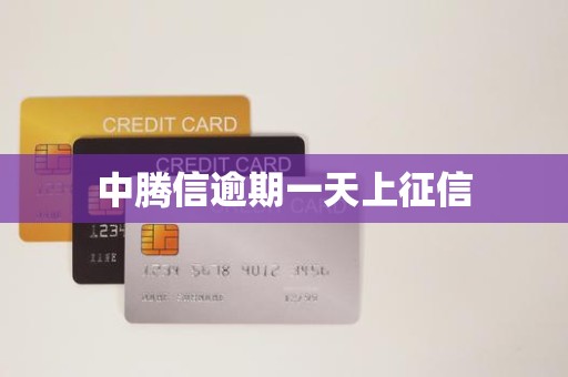 中腾信逾期一天上征信 中腾信逾期一天上征信