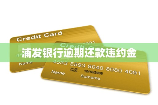 浦发银行逾期还款违约金 浦发银行逾期还款违约金