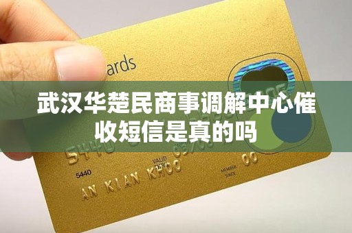 武汉华楚民商事调解中心催收短信是真的吗