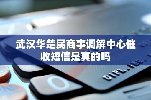 武汉华楚民商事调解中心催收短信是真的吗