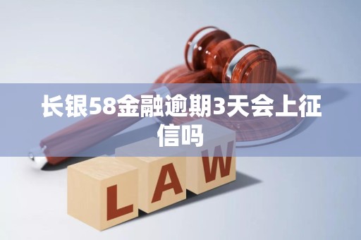 长银58金融逾期3天会上征信吗
