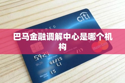 巴马金融调解中心是哪个机构
