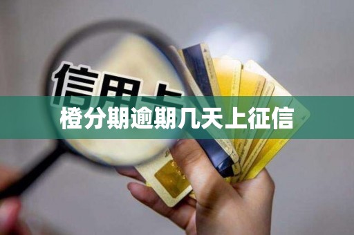 橙分期逾期几天上征信 橙分期逾期几天上征信