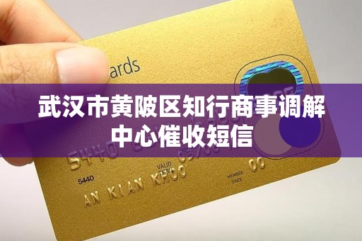 武汉市黄陂区知行商事调解中心催收短信