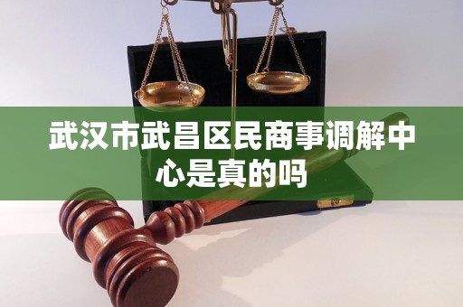 武汉市武昌区民商事调解中心是真的吗