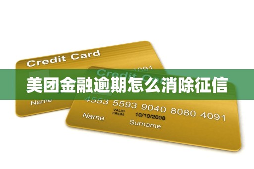 美团金融逾期怎么消除征信
