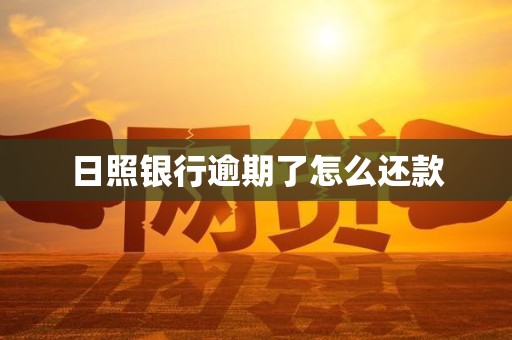 日照银行逾期了怎么还款 日照银行逾期了怎么还款