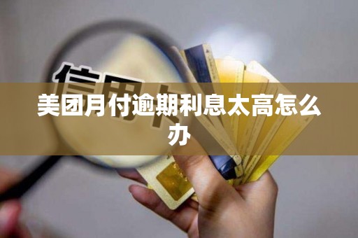 美团月付逾期利息太高怎么办