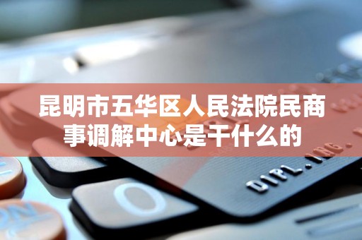 昆明市五华区人民法院民商事调解中心是干什么的