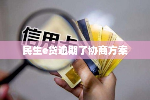 民生e贷逾期了协商方案