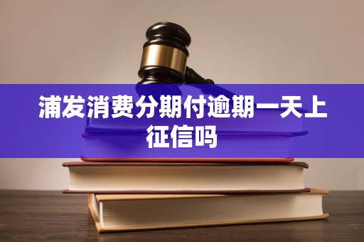 浦发消费分期付逾期一天上征信吗