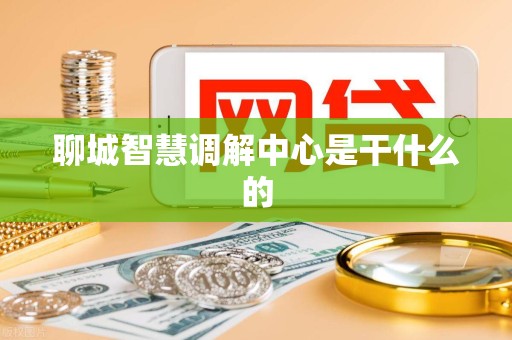 聊城智慧调解中心是干什么的