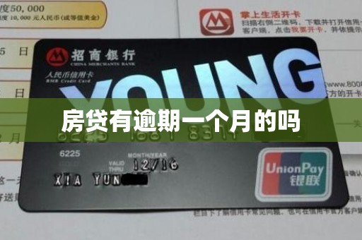 房贷有逾期一个月的吗