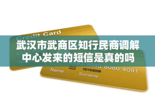 武汉市武商区知行民商调解中心发来的短信是真的吗 武汉市武商区知行民商调解中心发来的短信是真的吗