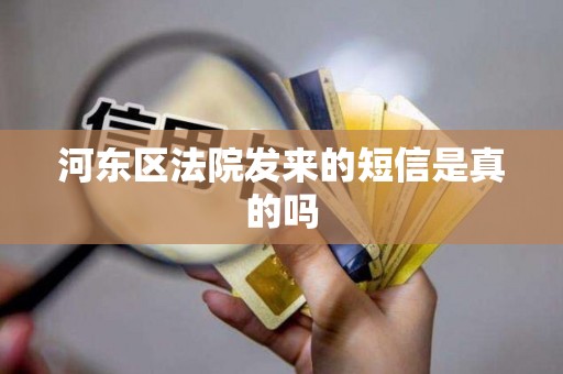 河东区法院发来的短信是真的吗