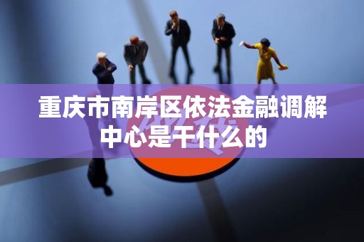 重庆市南岸区依法金融调解中心是干什么的