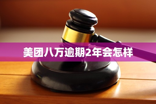 美团八万逾期2年会怎样