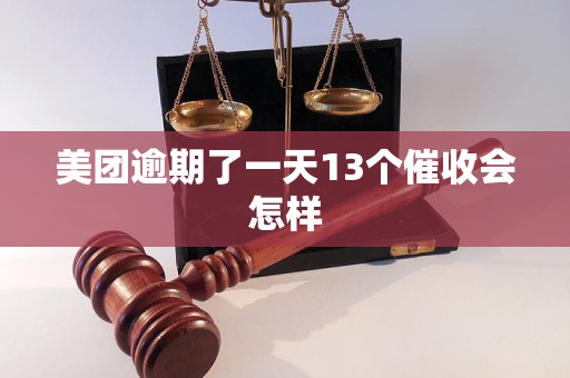 美团逾期了一天13个催收会怎样