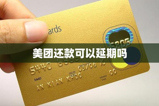 美团还款可以延期吗