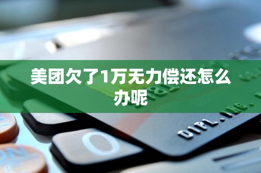 美团欠了1万无力偿还怎么办呢