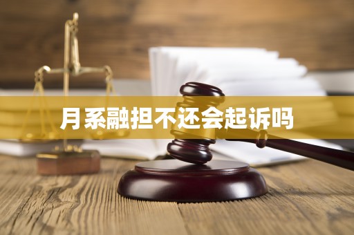 月系融担不还会起诉吗 月系融担不还会起诉吗