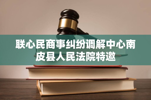 联心民商事纠纷调解中心南皮县人民法院特邀