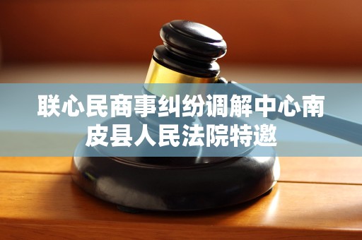 联心民商事纠纷调解中心南皮县人民法院特邀 联心民商事纠纷调解中心南皮县人民法院特邀