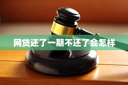 网贷还了一期不还了会怎样