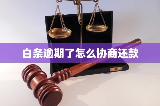 白条逾期了怎么协商还款 白条逾期了怎么协商还款