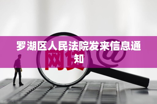 罗湖区人民法院发来信息通知