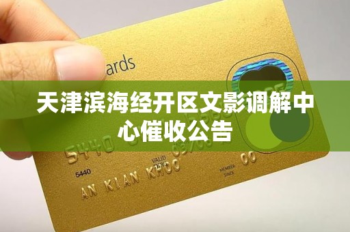 天津滨海经开区文影调解中心催收公告 天津滨海经开区文影调解中心催收公告