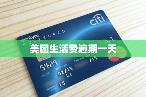 美团生活费逾期一天 美团生活费逾期一天