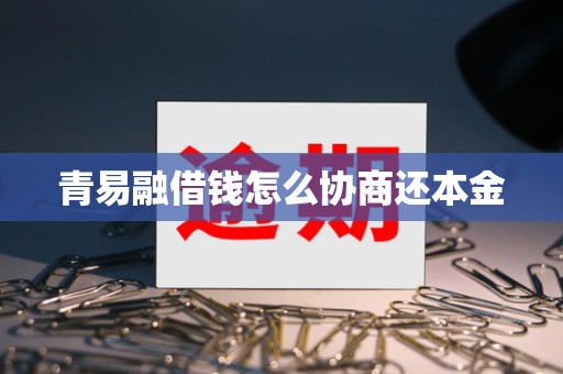 青易融借钱怎么协商还本金 青易融借钱怎么协商还本金