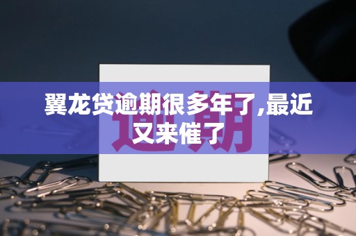 翼龙贷逾期很多年了,最近又来催了 翼龙贷逾期很多年了,最近又来催了