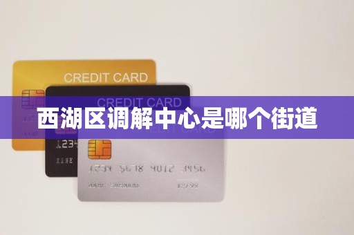 西湖区调解中心是哪个街道 西湖区调解中心是哪个街道