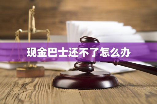 现金巴士还不了怎么办 现金巴士还不了怎么办