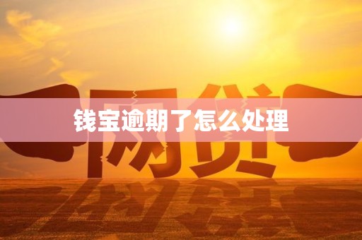 钱宝逾期了怎么处理