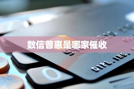 数信普惠是哪家催收