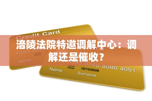 涪陵法院特邀调解中心:调解还是催收? 涪陵法院特邀调解中心:调解还是催收?
