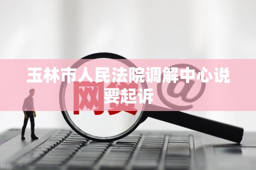 玉林市人民法院调解中心说要起诉