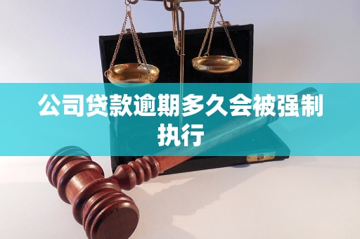 公司贷款逾期多久会被强制执行
