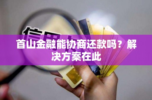 首山金融能协商还款吗?解决方案在此 首山金融能协商还款吗?解决方案在此
